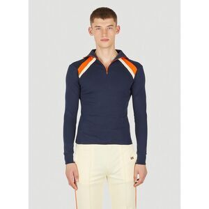 Wales Bonner Men Jazz Half Zip Top